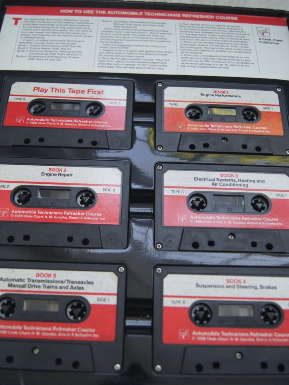 Automobile Technicians Refresher Course Books & Cassettes 1988 Complete Album - Picture 11 of 14